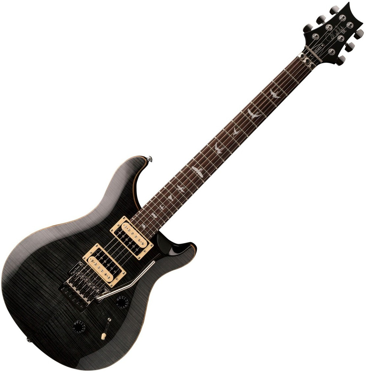 prs se custom 24 floyd rose grey black